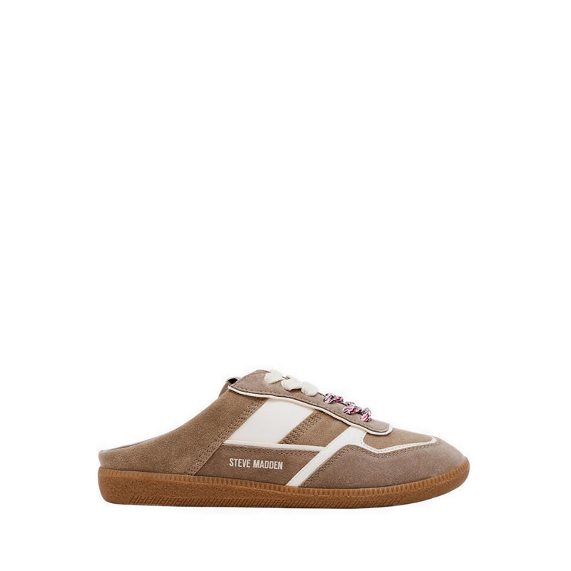 AUGUSTINA SUEDE COKELAT KEABUAN/PUTIH