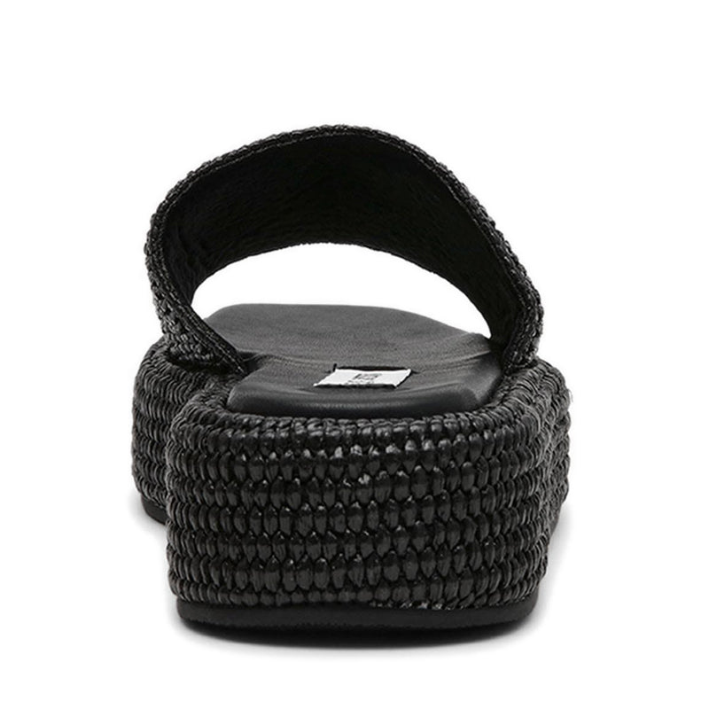 BEACHY BLACK RAFFIA