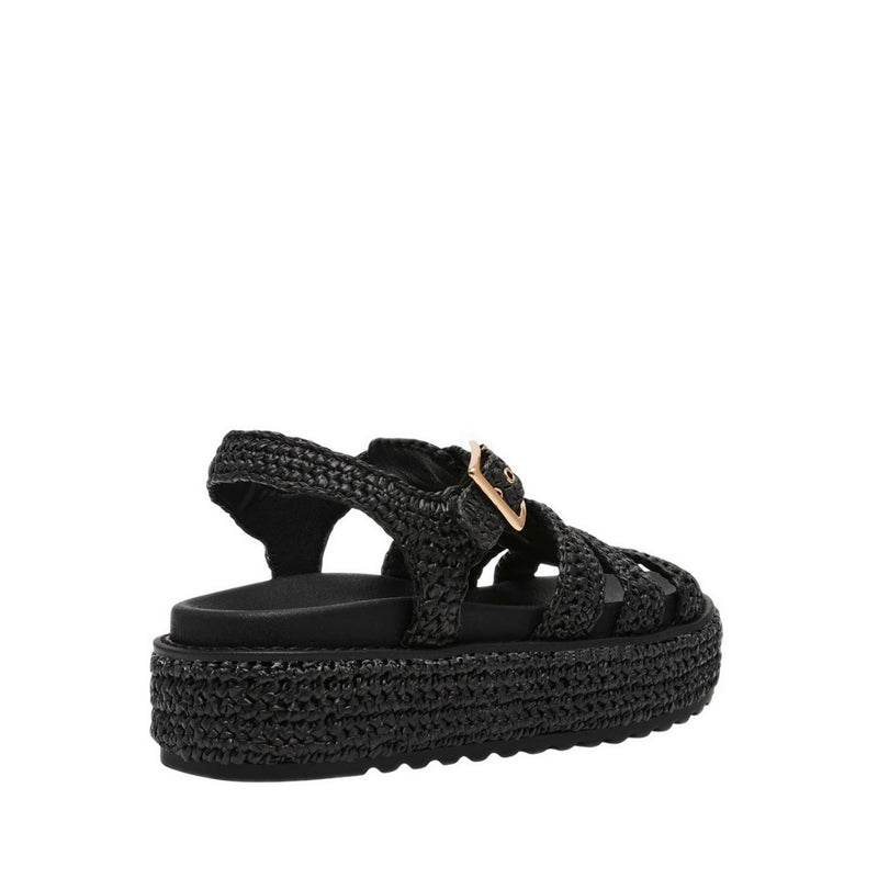 BEELINE BLACK RAFFIA