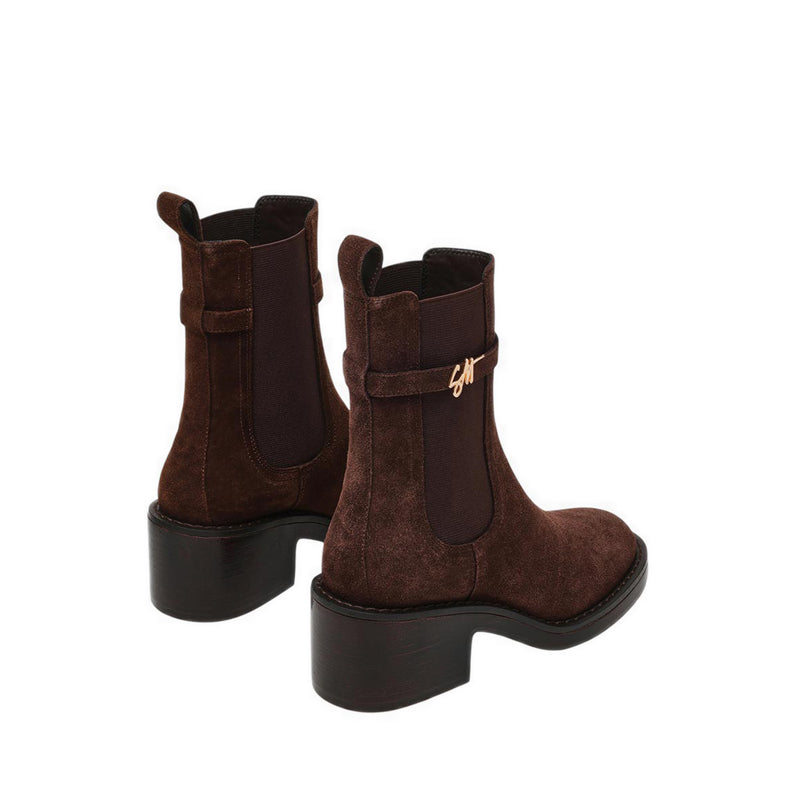 CHARITY-SM CHOCOLATE BROWN SUEDE - view 3