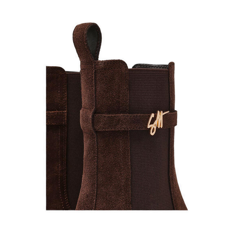 CHARITY-SM CHOCOLATE BROWN SUEDE - view 6