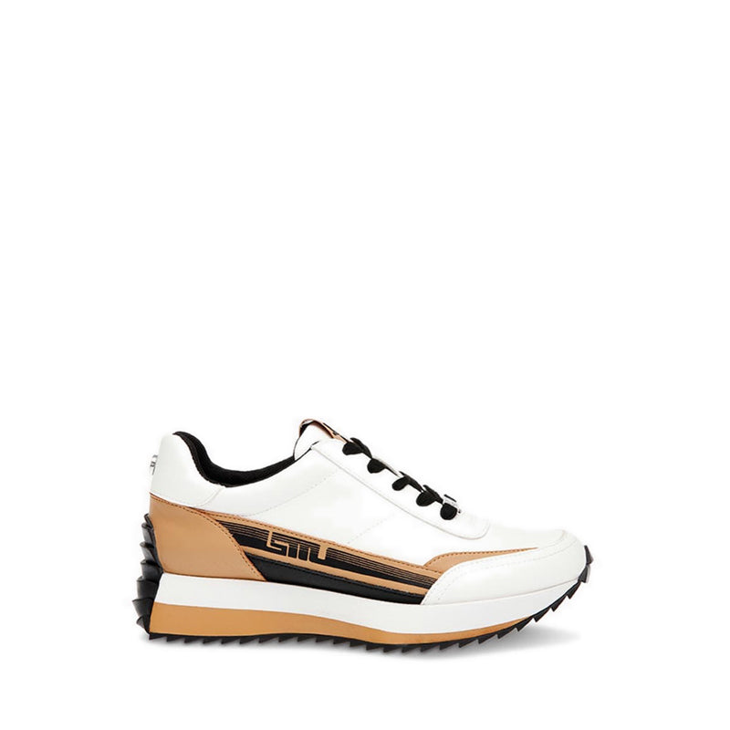 FAST BREAK PUTIH/COKLAT MUDA