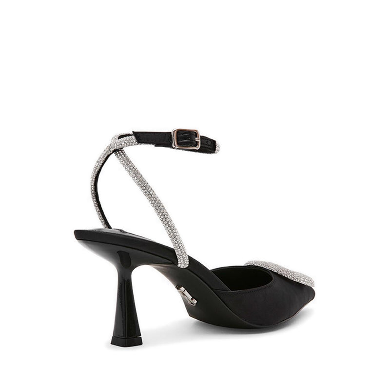 FLORENZIA BLACK SATIN