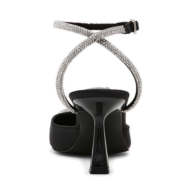FLORENZIA BLACK SATIN