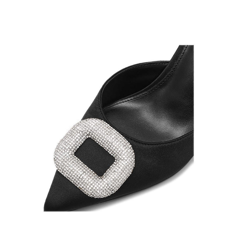 FLORENZIA BLACK SATIN