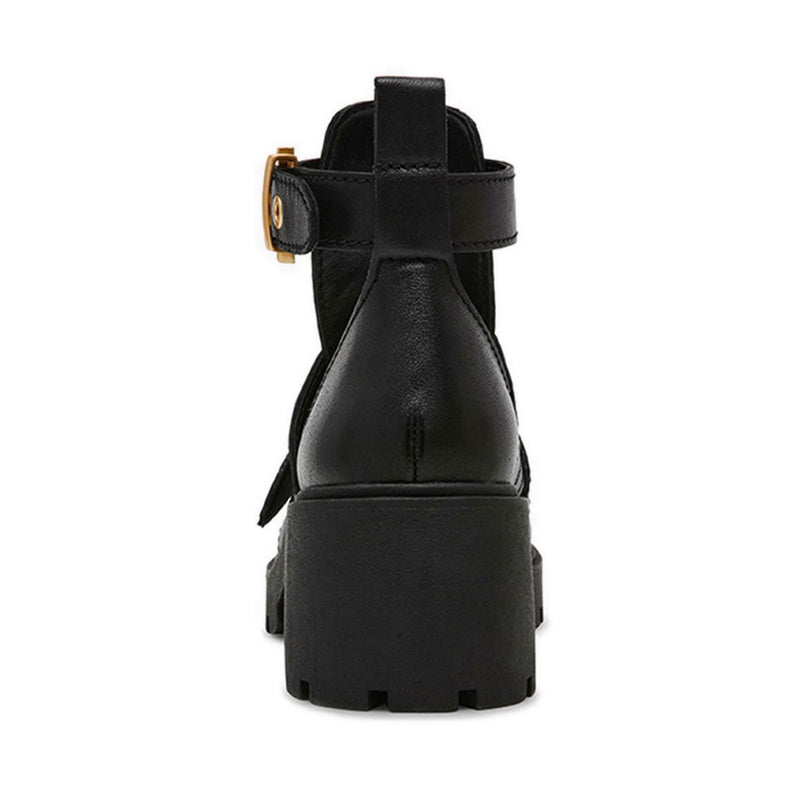 HARLOWS BLACK LEATHER