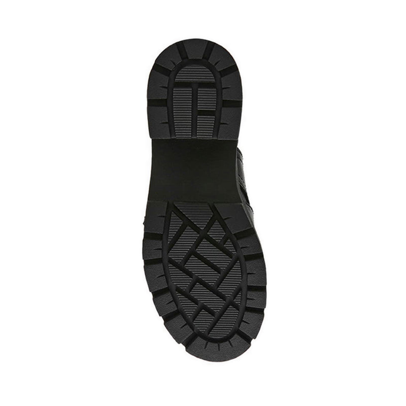 HARLOWS BLACK LEATHER