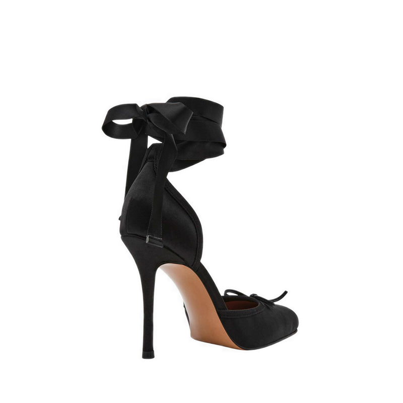 LARINA BLACK SATIN - view 3