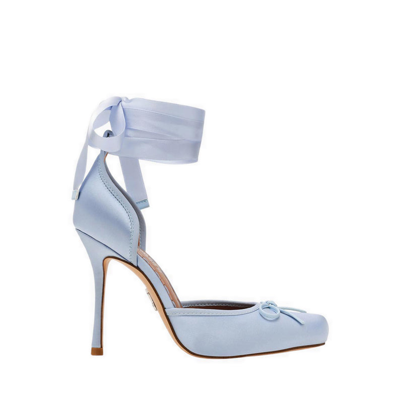 LARINA BLUE SATIN