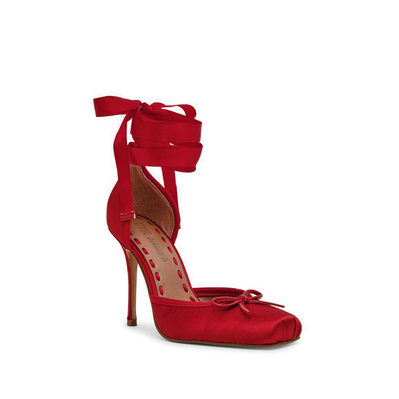 LARINA RED SATIN - view 2