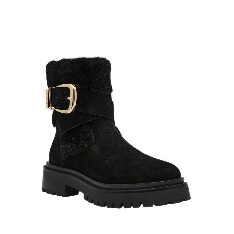 LODGE BLACK SUEDE
