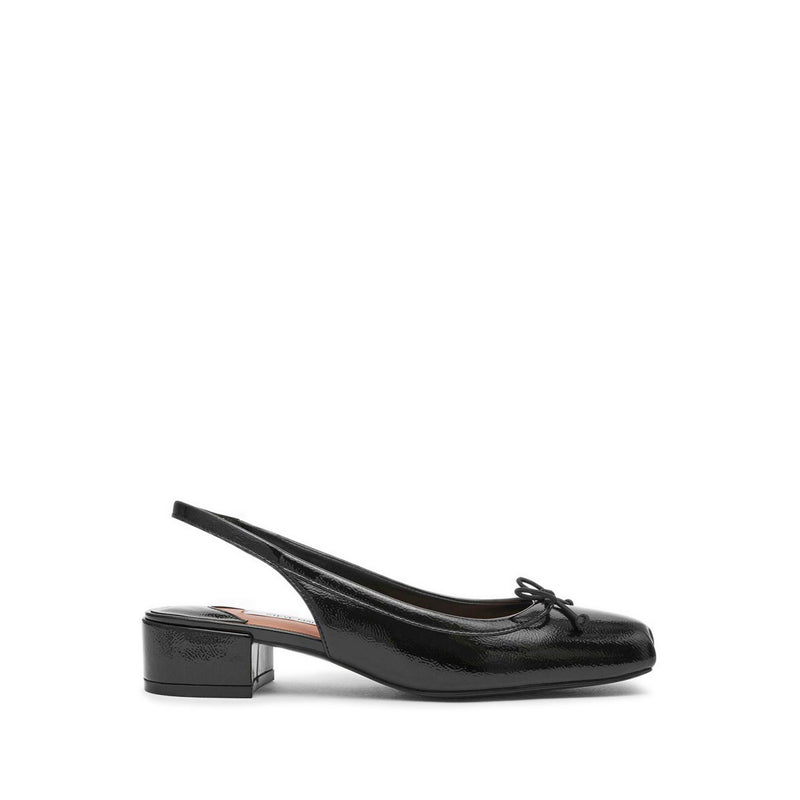 LOVED BLACK CRINKLE PATENT