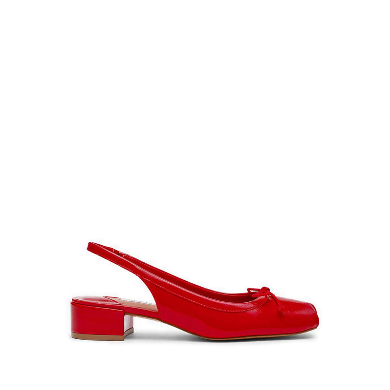 LOVED RED CRINKLE PATENT