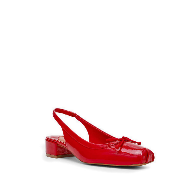 LOVED RED CRINKLE PATENT - view 2