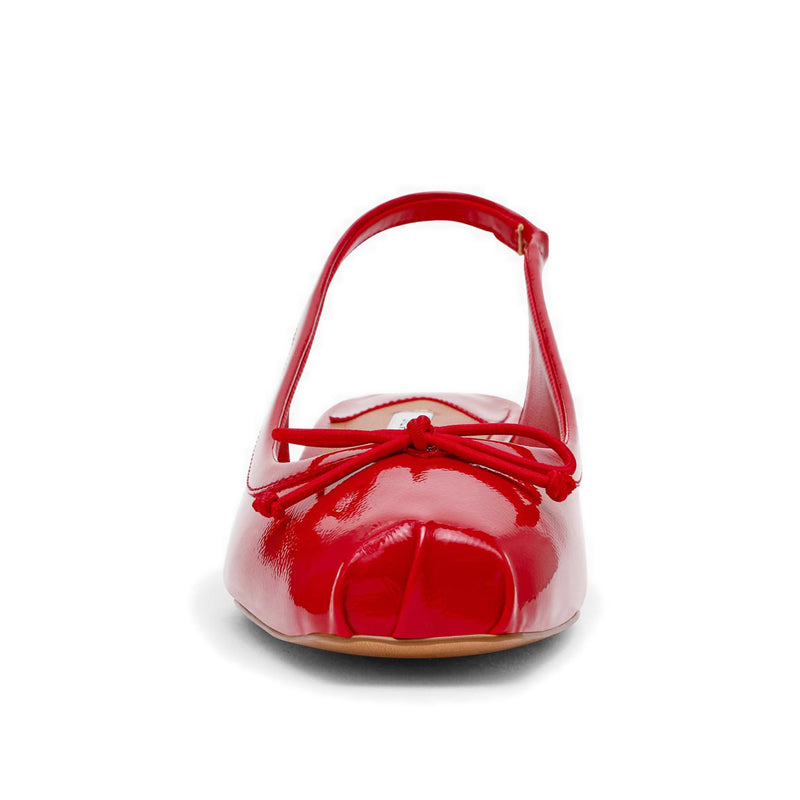 LOVED RED CRINKLE PATENT - view 4