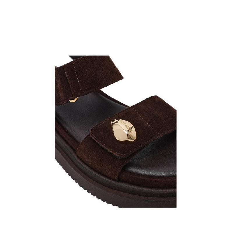MATINE-SM CHOCO BROWN SUEDE - view 6