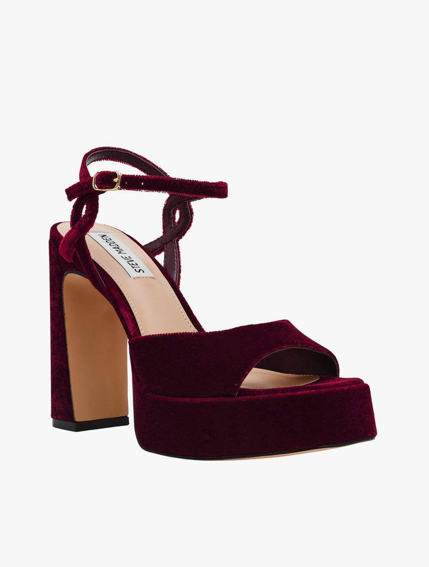 MILIANA BURGUNDY VELVET