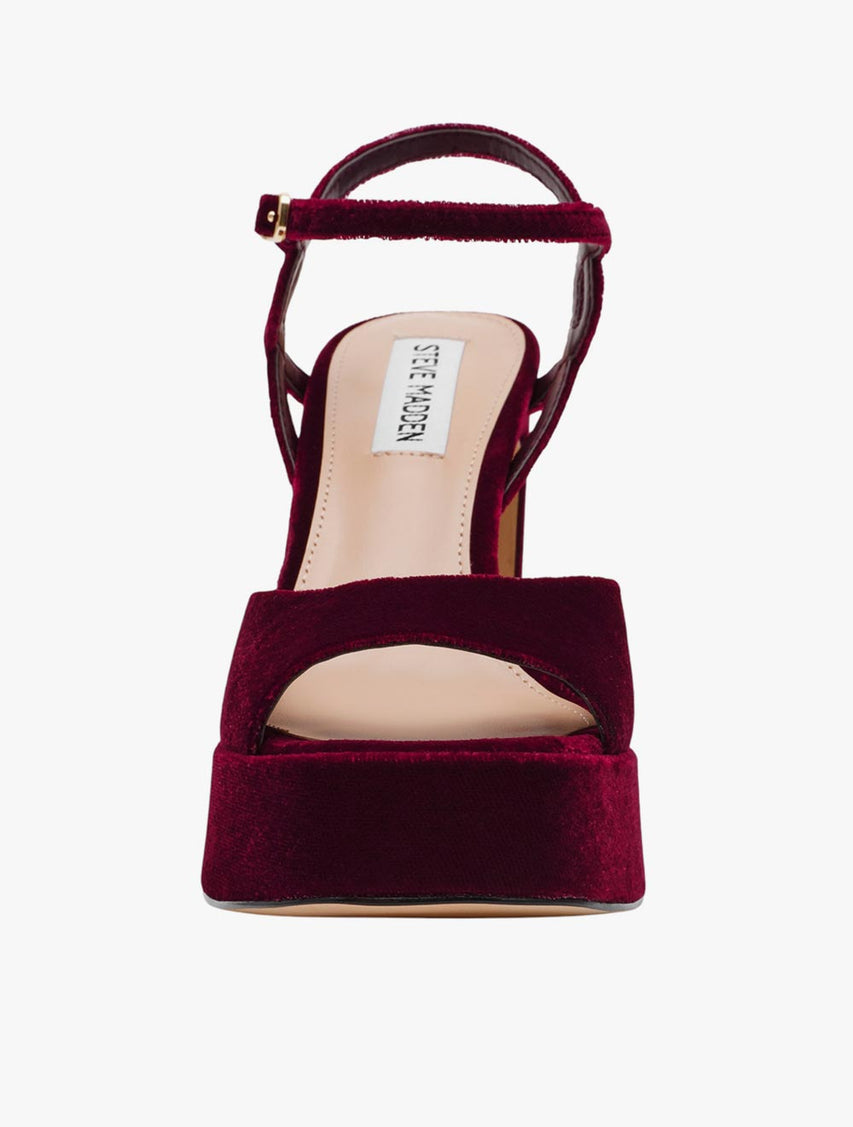 MILIANA BURGUNDY VELVET