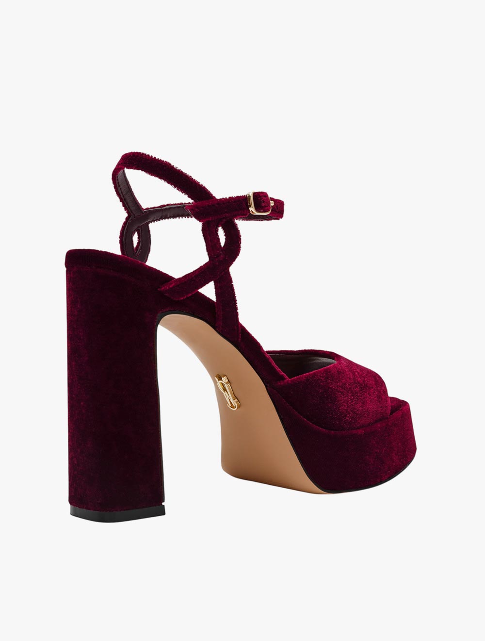 MILIANA BURGUNDY VELVET