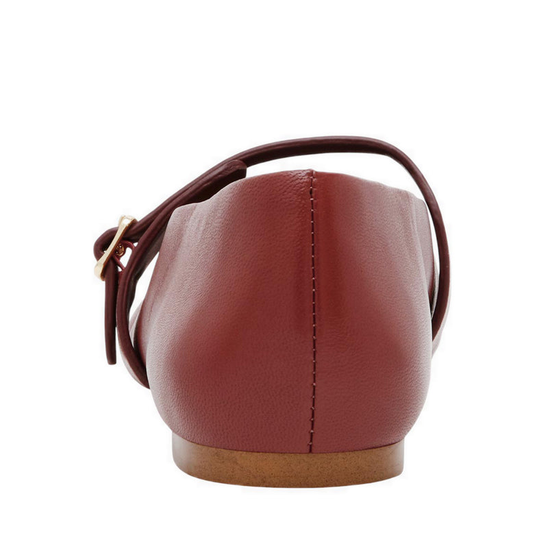 REJOICE CHERRY MAHOGANY LEATHER