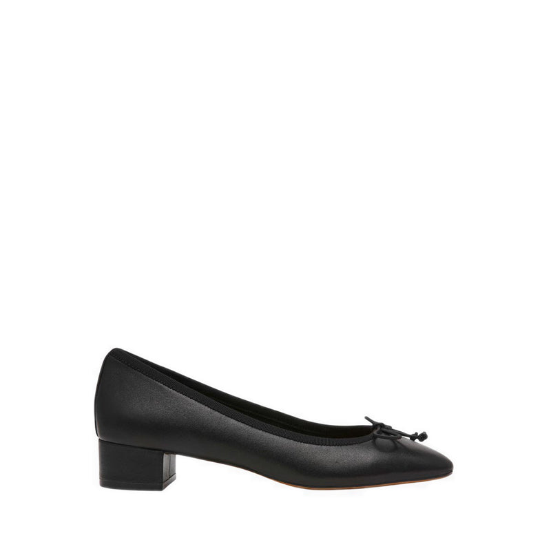 STEFFI BLACK LEATHER