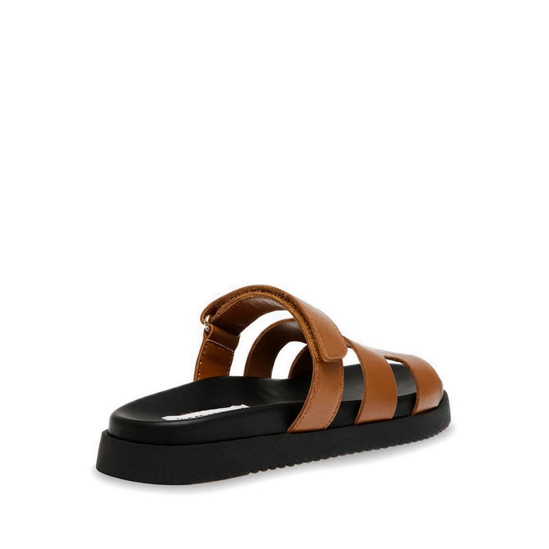 Steve Madden★Mayven-cn スライドサンダル プラットフォーム3cm MAYVEN-CN COGNAC ACTION LEATHER – Steve Madden Indonesia